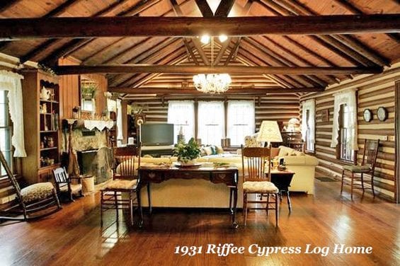 1931 Florida Log Home Made Of Cypress In Gainesville Florida | Cypress Log Homes