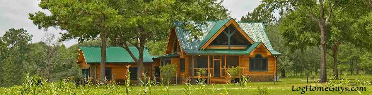 Riverbend Log Home Georgia | Georgia Cypress Log Homes Builder