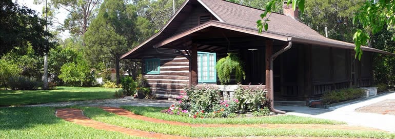 Safety Harbor Florida 1883 Log Cabin | Cypress Log Homes