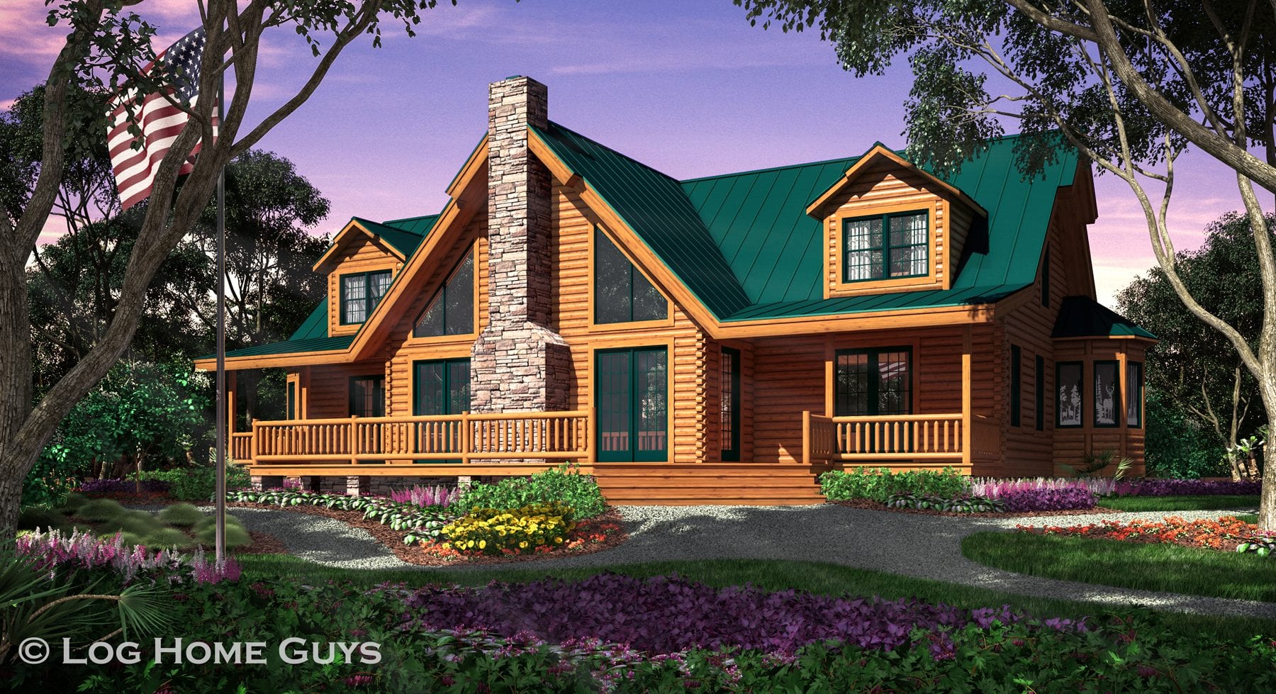 Cypress Log Home_Shenandoah_America's Favorite Log Home