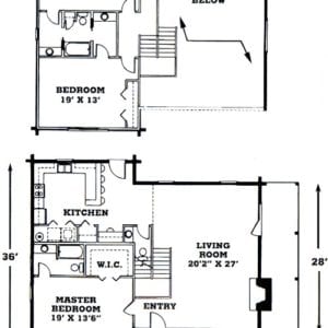 Heartland Log Home Floor Plan