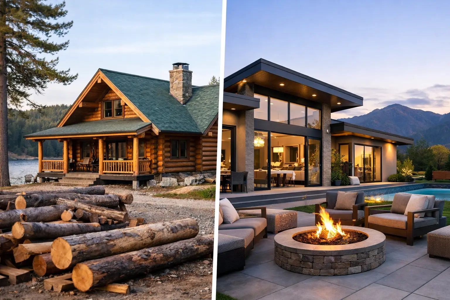 Log Home Kits Versus Custom Homes: Which Fits?