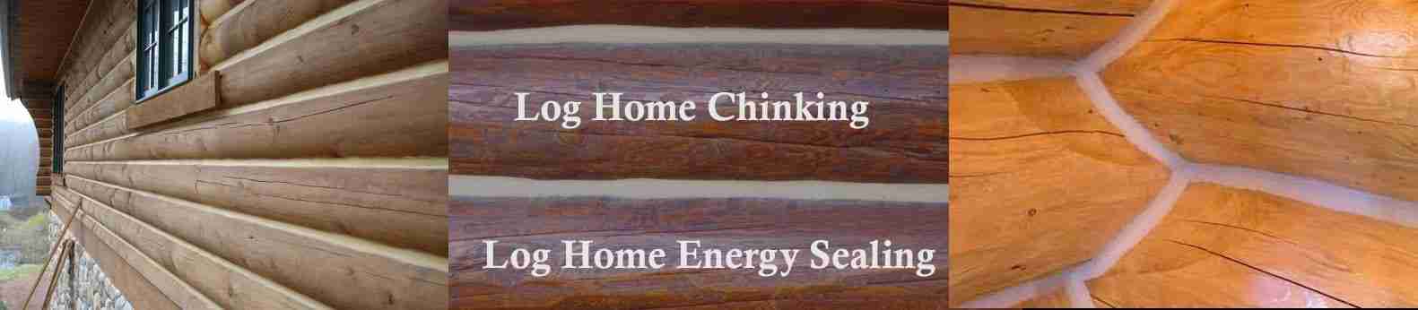 Log home chinking and energy sealing techniques overview.
