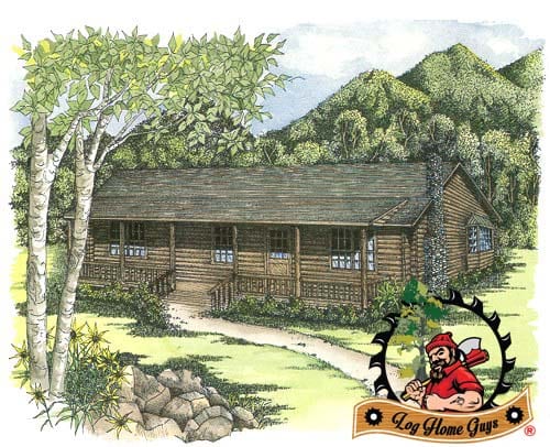 Shamrock Cypress Log Home Location Wellborn Florida | Cypress Log Homes